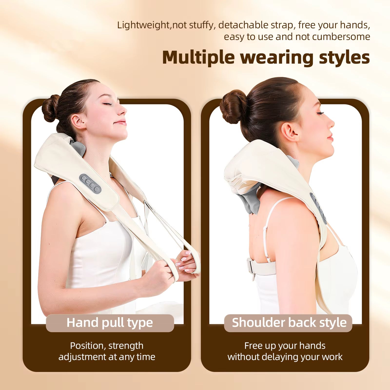 Hot New Multi-Functional Neck and Shoulder Massager U-Shaped Deep Tissue Shiatsu Electric Air Compress Kneading Back Massager